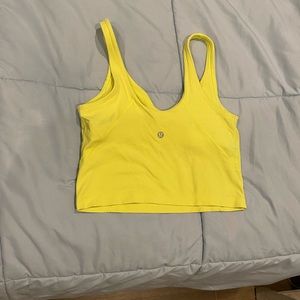 Lululemon highlighter yellow Align Tank